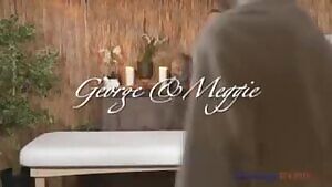 Hot Girl with a Hairy Pussy Massaged and then Fucked