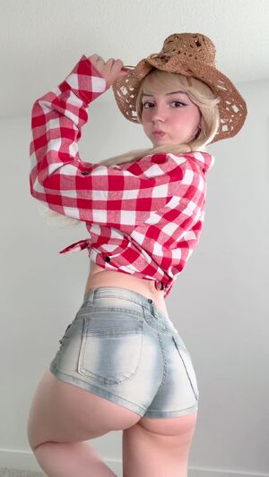 NSFW Cosplay Ass Big Tits Blonde