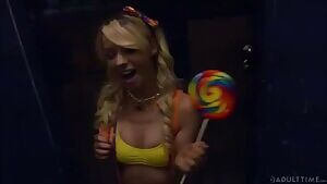 Kenzie has a hidden gem under her shorts