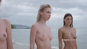 hegre.18.02.06.ariel.marika.melena.and.mira.4.nude.beach.nymphs - Chariots of Fire