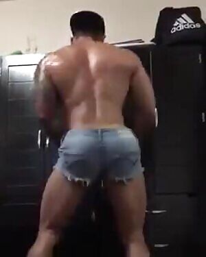 Showing off his moves