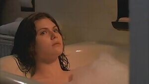 Alexandra Daddario breasts are too big to cover with hands