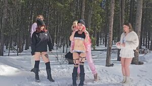 Cold & Snow Dance Embarrassed Girls
