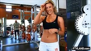 Just another day at the gym