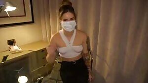 Coronavirus Quarantine Bored Babe Is Hungry For Huge Cock