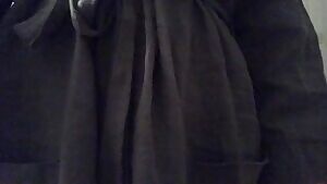 A little peak and also, if you look closely, you can see a dog