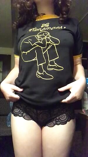 titty drop in my favorite band t-shirt