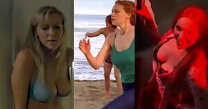Laura Prepon triple bounce