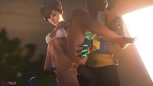 Tracer's training session with Lucio