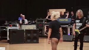 Rehearsal with Metallica