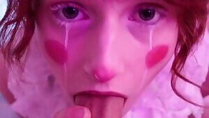 She likes to clown around