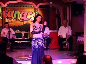 The way she shakes her hips rapidly