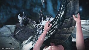 Monster Sex 3D Animation Doggystyle Eye Contact