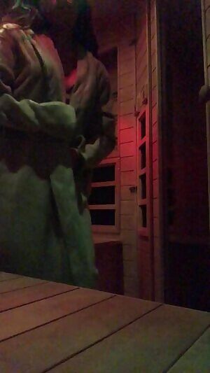 Peel and strip in the Sauna 🥵