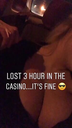 Spent 3 hours at the casino with deep cleavage
