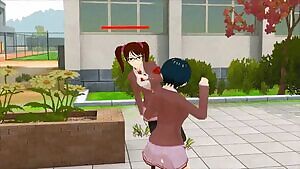 Kick her ass. Literally.