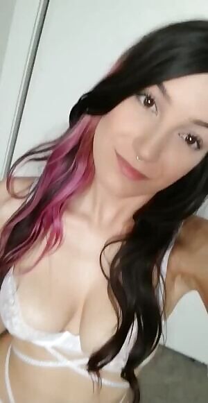 playing with and riding my big purple dildo on snapchat!