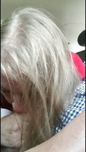 Backseat Blowjob; Button Swallows