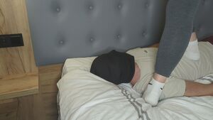 Trampling Dirty Feet Femdom Socks