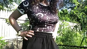 out in my parents’ garden