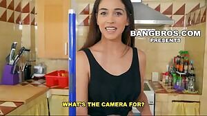 Stretching my Maid’s Asshole in Spain