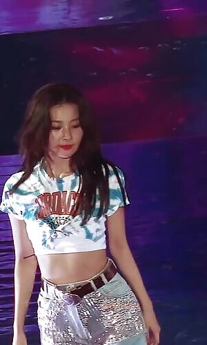 I'm having a glorious sexual awakening to Seulgi from Red Velvet, and I'm stunned by just how horny her hard, toned body gets me. I'd just love to cum all over her sculpted abs.
