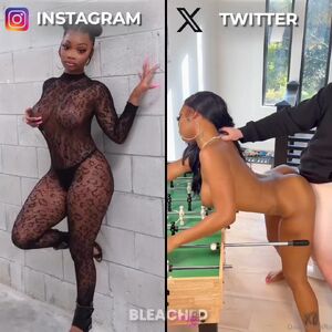 Ebony Exhibitionist BWC Interracial Split Screen Porn