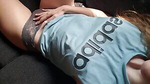 Playing with myself in the afternoon sunlight