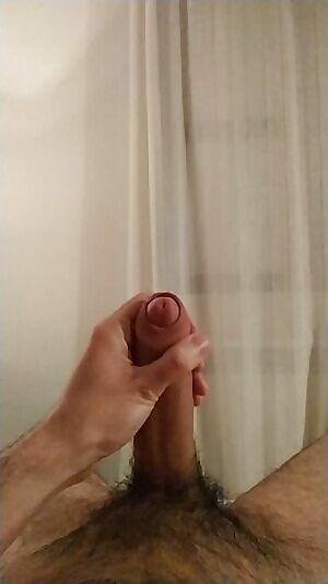 Cum fountain after edging for one hour