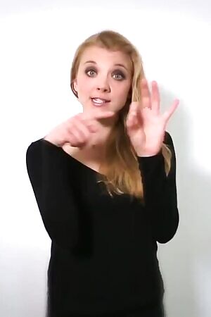 Natalie Dormer showing you how she wants it