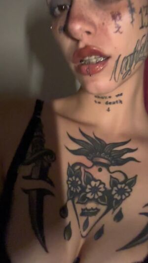 Braceface Braces Middle finger Tattooed