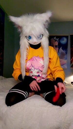 Furry Femboy Sex Toy Socks Tease