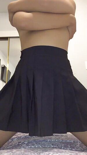 Little peek up my skirt