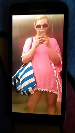 Lindsey gets sprayed