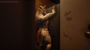 Big horse cock and little fox pussy in Hotel Elera!