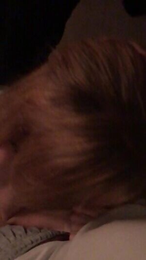 My hot-as-fuck wife swallowing my cock whole while our guest undresses her