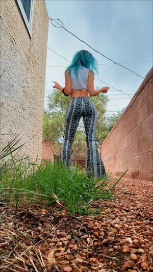 Fit Girls Ass Curly Hair Cute