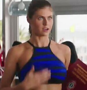 Alexandra Daddario's tit bounce always gets me going