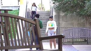 Asking strangers to take pictures of my boobs