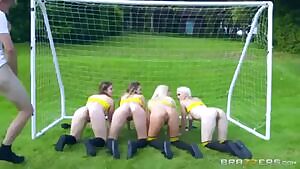 big boobs football team