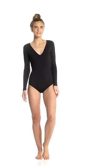 Volcom Project 0 Simply Seamless L/S One Piece Swimsuit