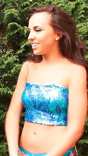 Louisa Lytton Small Breasts Sexy Tummy GIF