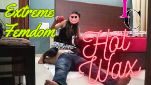 Indian Femdom Candle Wax Desi Face Fuck