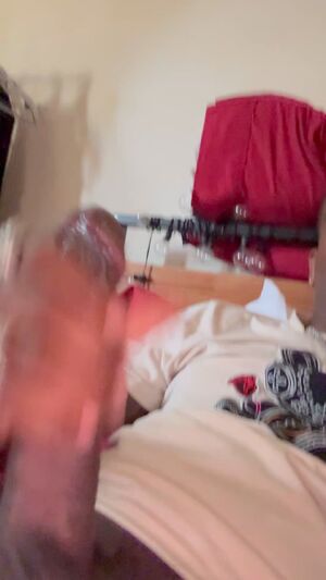 Ebony Backshots Amateur BBC Cock Cumshot