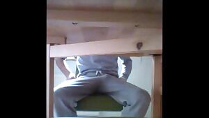 Crawl under the table and suck it