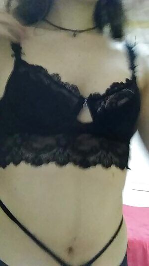 Little Wolf Dances On Her Bedroom