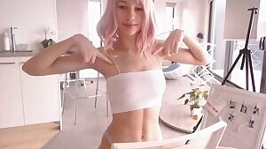 Pink Hair Reveal