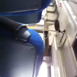 Luckily the bus was empty