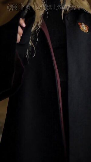 wand backfired and robe flew open