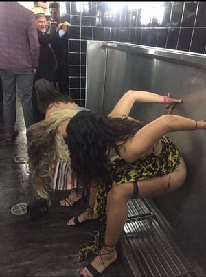 Urinal Girls Pee Peeing Toilet